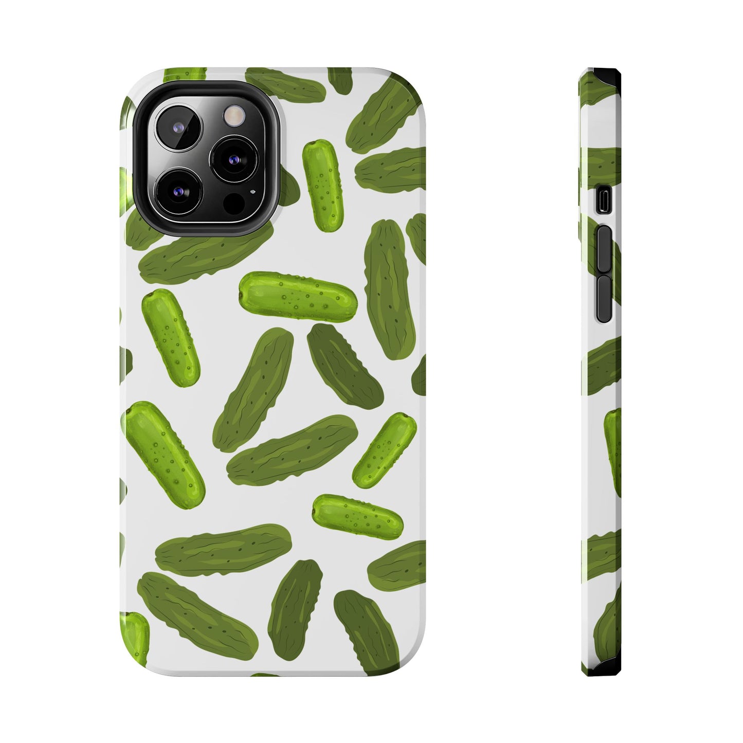 Humorous Pickles Design - Tough Phone Case for iPhones and Samsung Smartphones