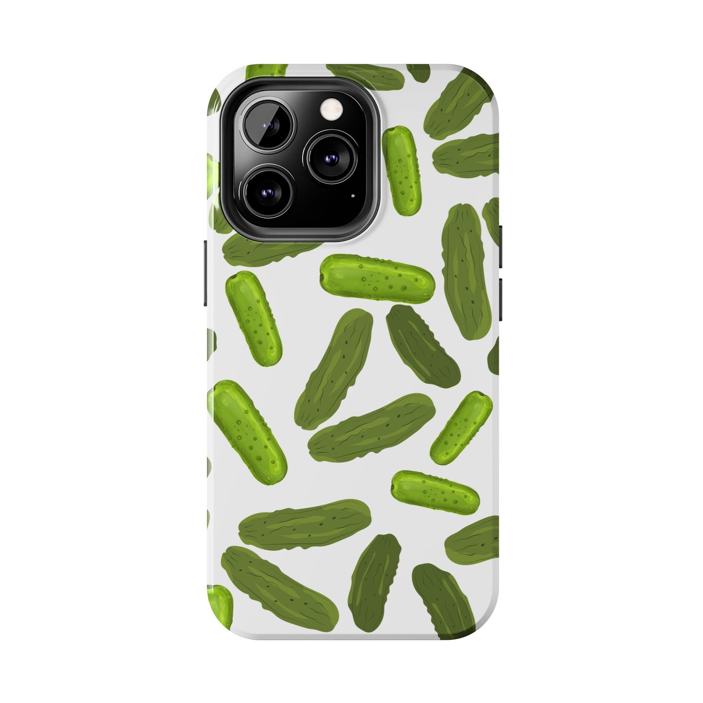 Humorous Pickles Design - Tough Phone Case for iPhones and Samsung Smartphones