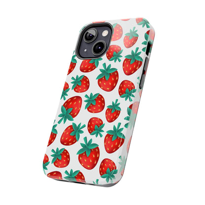 Strawberries - Tough Phone Case for iPhones and Samsung Smartphones