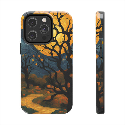 Phone Cases - Halloween Haunted Road Full Moon Design