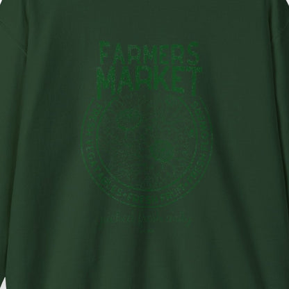 The Farmer's Market Monochromatic Design Unisex Sweatshirt - Women's