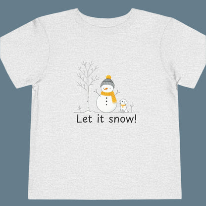 Snowman Toddler Short Sleeve Tee