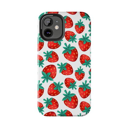 Strawberries - Tough Phone Case for iPhones and Samsung Smartphones