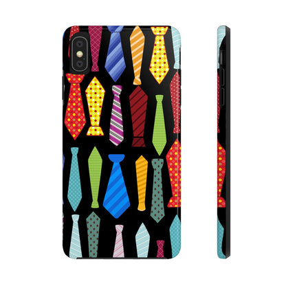 Colorful Neckties - Tough Phone Case for iPhone and Samsung Smartphones