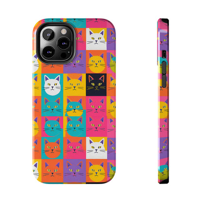 Cats in Pop Art - Tough Phone Case for iPhones and Samsung Smartphones