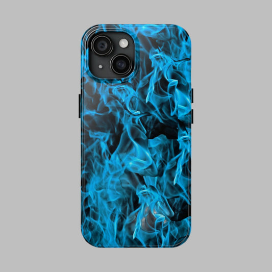 Phone Case - Blue Fire Design