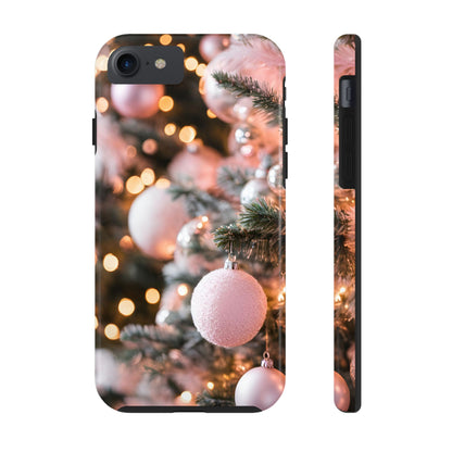 Pink Christmas - Tough Phone Case for iPhone and Samsung Smartphones