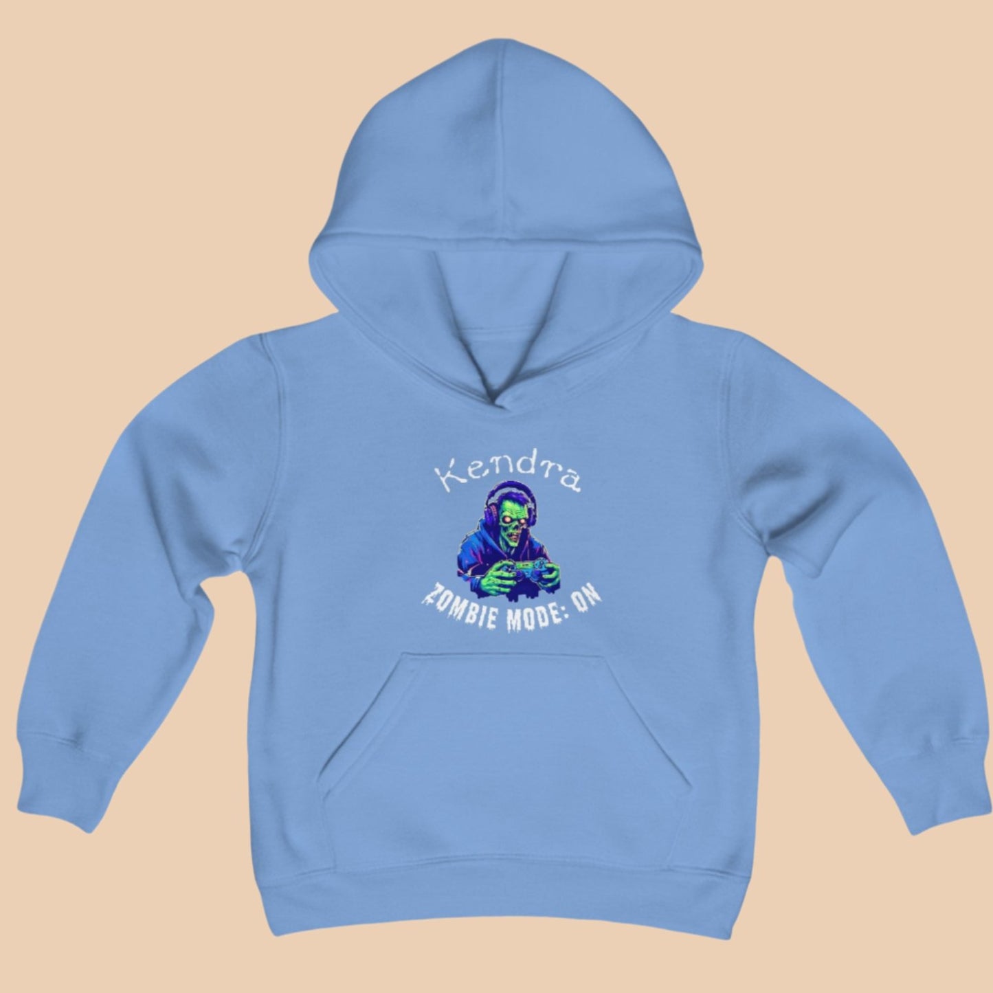 Personalized Gaming Zombie Heavy Blend Hooded Sweatshirt Unisex