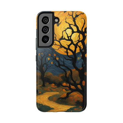 Phone Cases - Halloween Haunted Road Full Moon Design