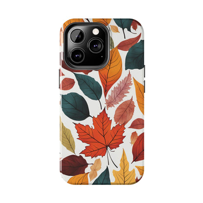 Falling Autumn Leaves - Tough Phone Case for iPhones and Samsung Smartphones