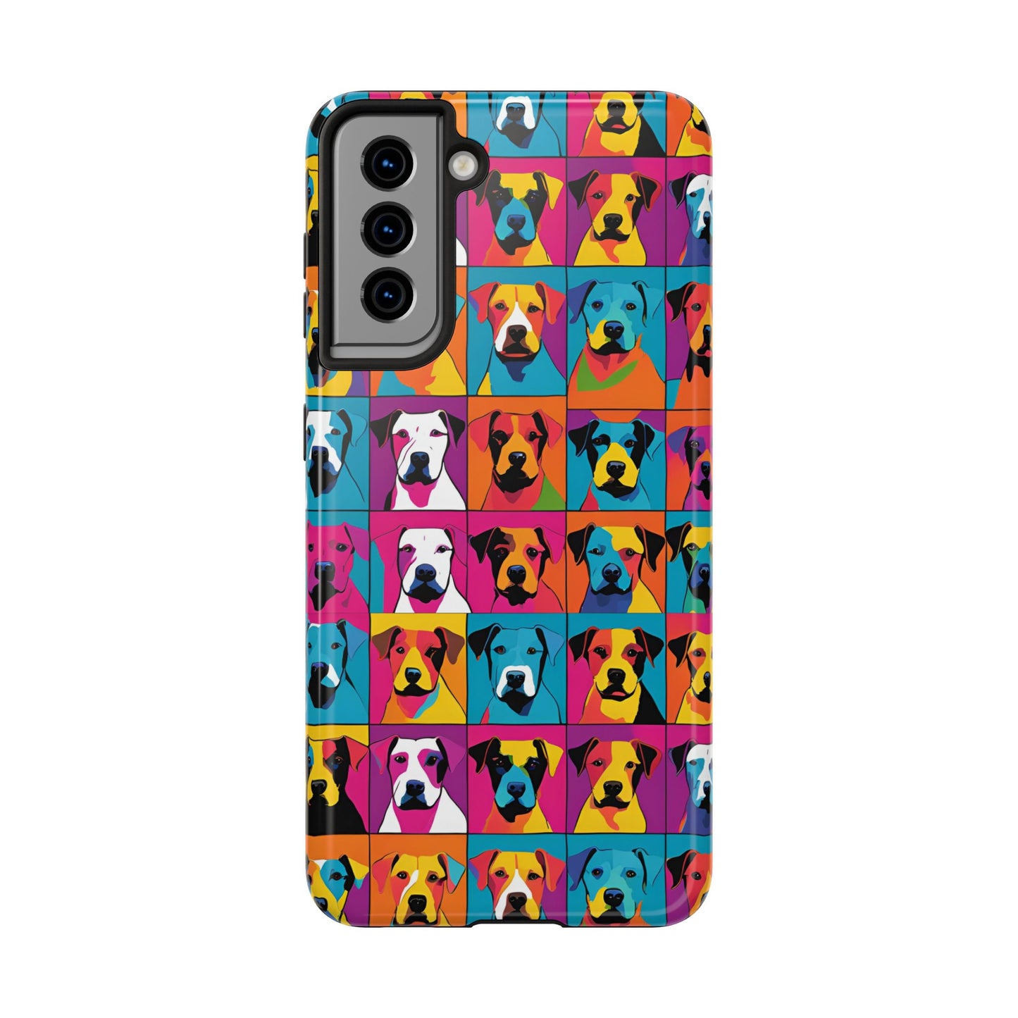 Colorful Dogs - Tough Phone Case for iPhones and Samsung Smartphones