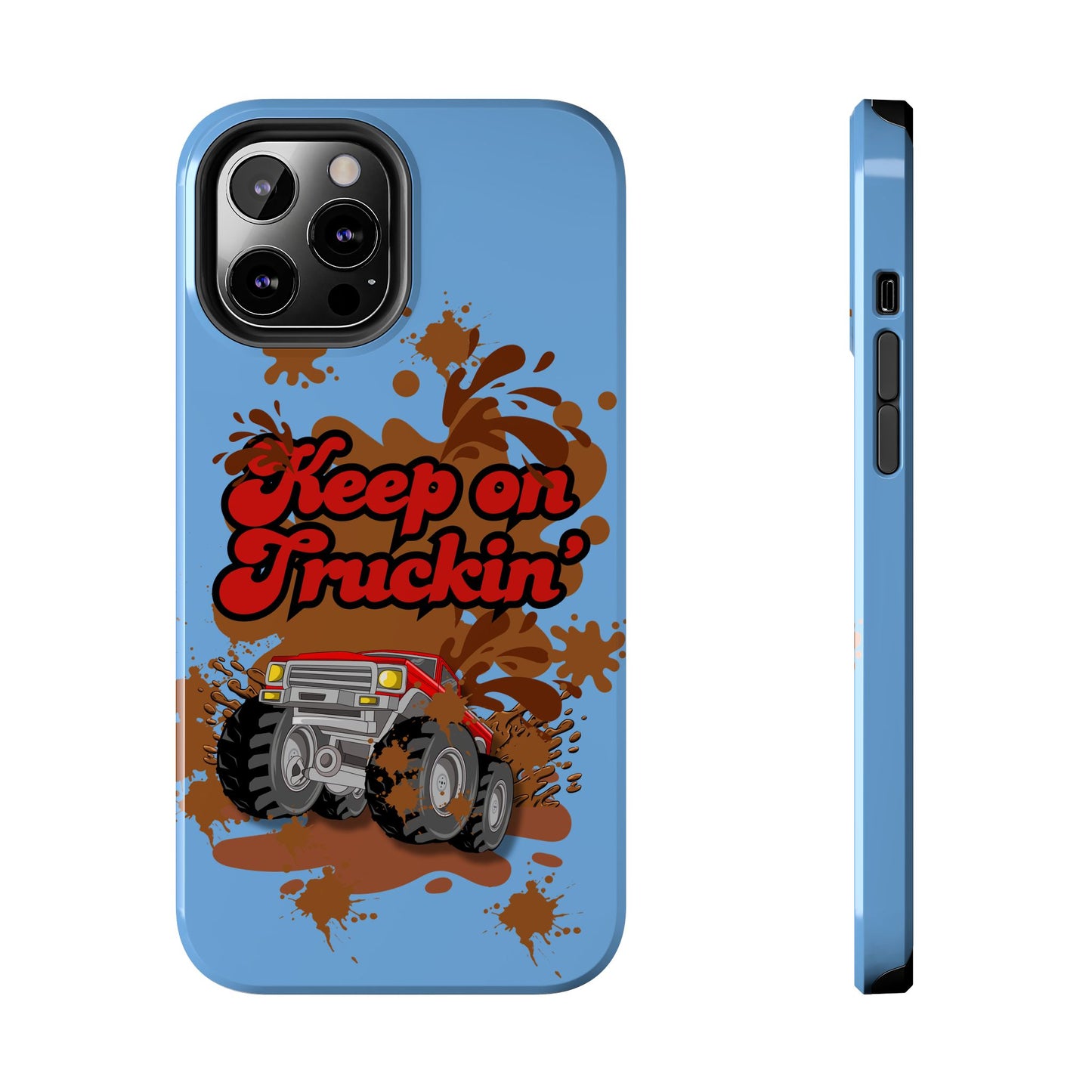 Keep on Truckin' in Blue - Tough Phone Case for iPhones and Samsung Smartphones