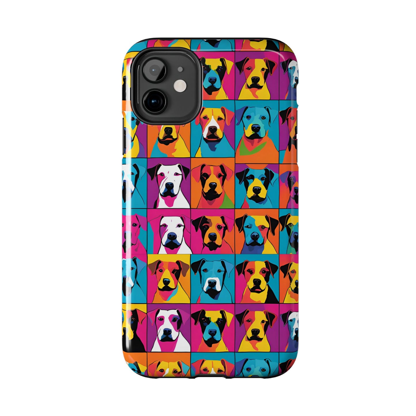 Colorful Dogs - Tough Phone Case for iPhones and Samsung Smartphones