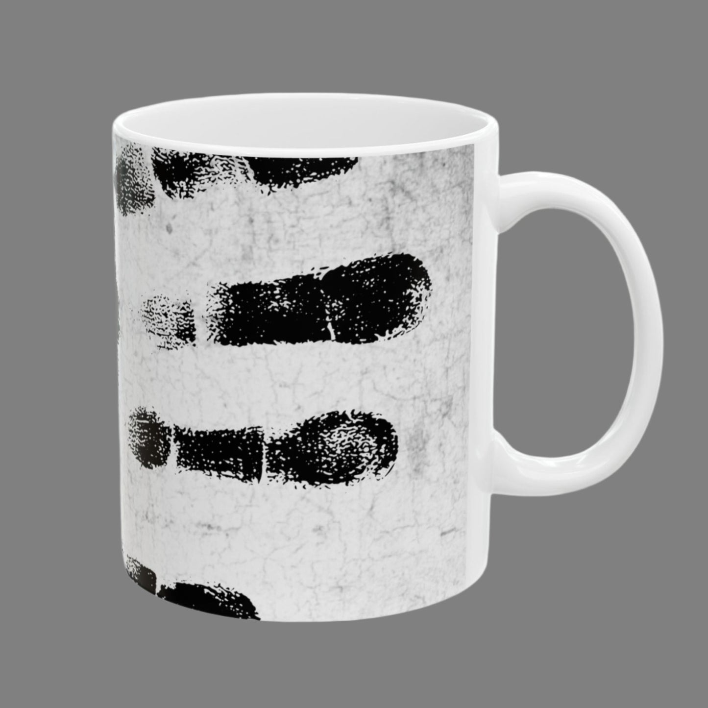 Mug - Greasy Hand Prints Hardworking Men and Women Tribute Coffee Cup