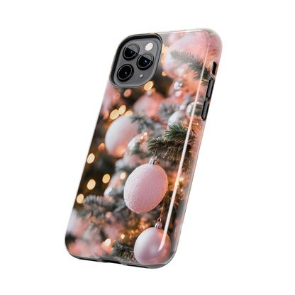 Pink Christmas - Tough Phone Case for iPhone and Samsung Smartphones