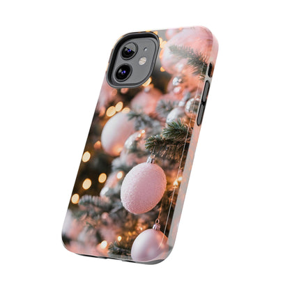 Pink Christmas - Tough Phone Case for iPhone and Samsung Smartphones