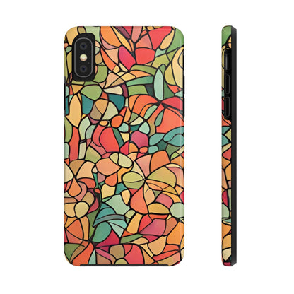 Abstract Vibrant Pattern - Tough Phone Case for iPhone and Samsung Smartphones