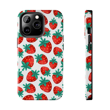 Strawberries - Tough Phone Case for iPhones and Samsung Smartphones