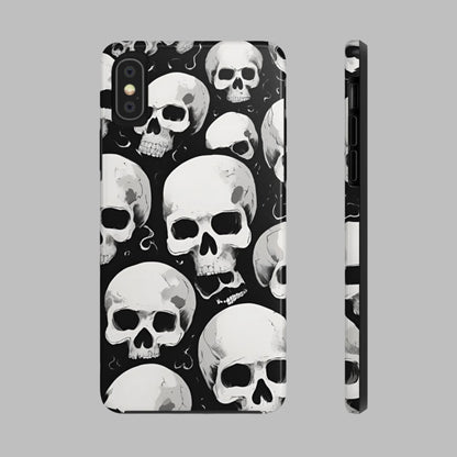 Creepy Skulls 2 - Tough Phone Case for iPhones and Samsung Smartphones