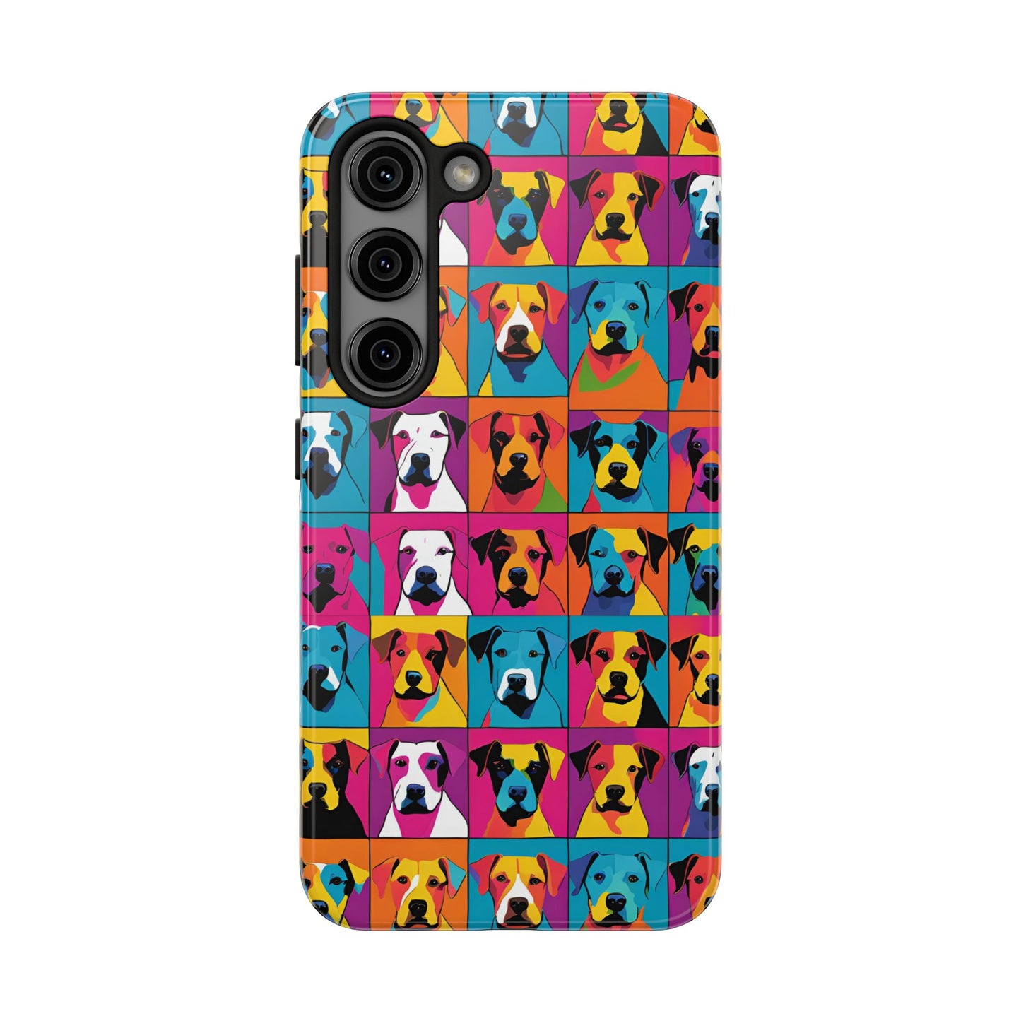 Colorful Dogs - Tough Phone Case for iPhones and Samsung Smartphones