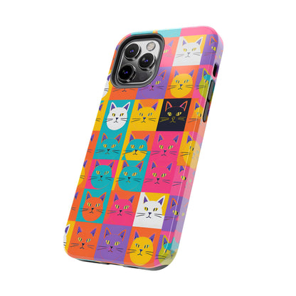 Cats in Pop Art - Tough Phone Case for iPhones and Samsung Smartphones