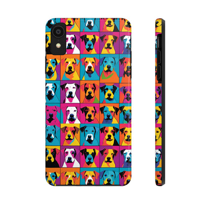 Colorful Dogs - Tough Phone Case for iPhones and Samsung Smartphones