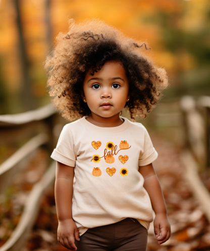 Fall Themed Infant Fine Jersey Tee