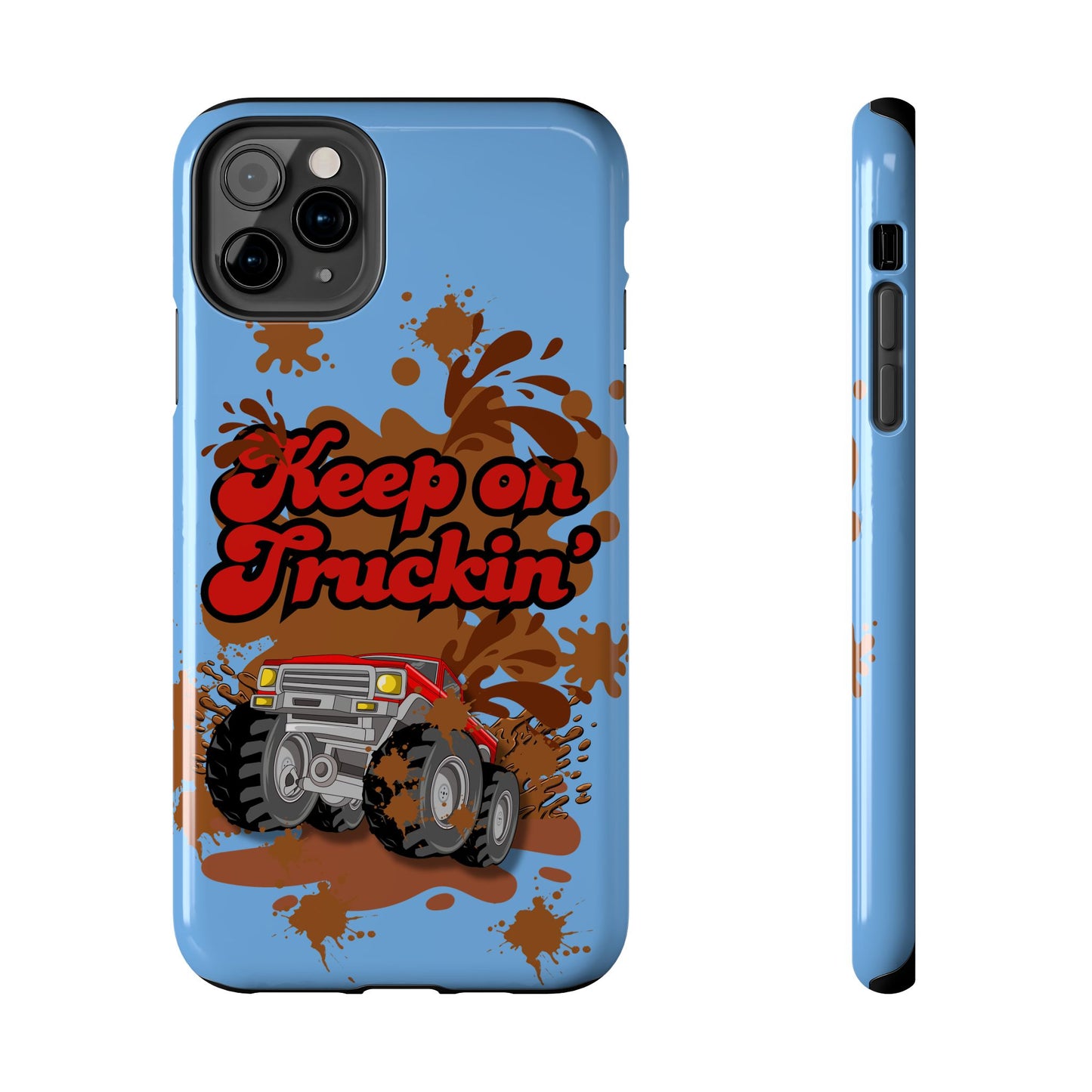 Keep on Truckin' in Blue - Tough Phone Case for iPhones and Samsung Smartphones