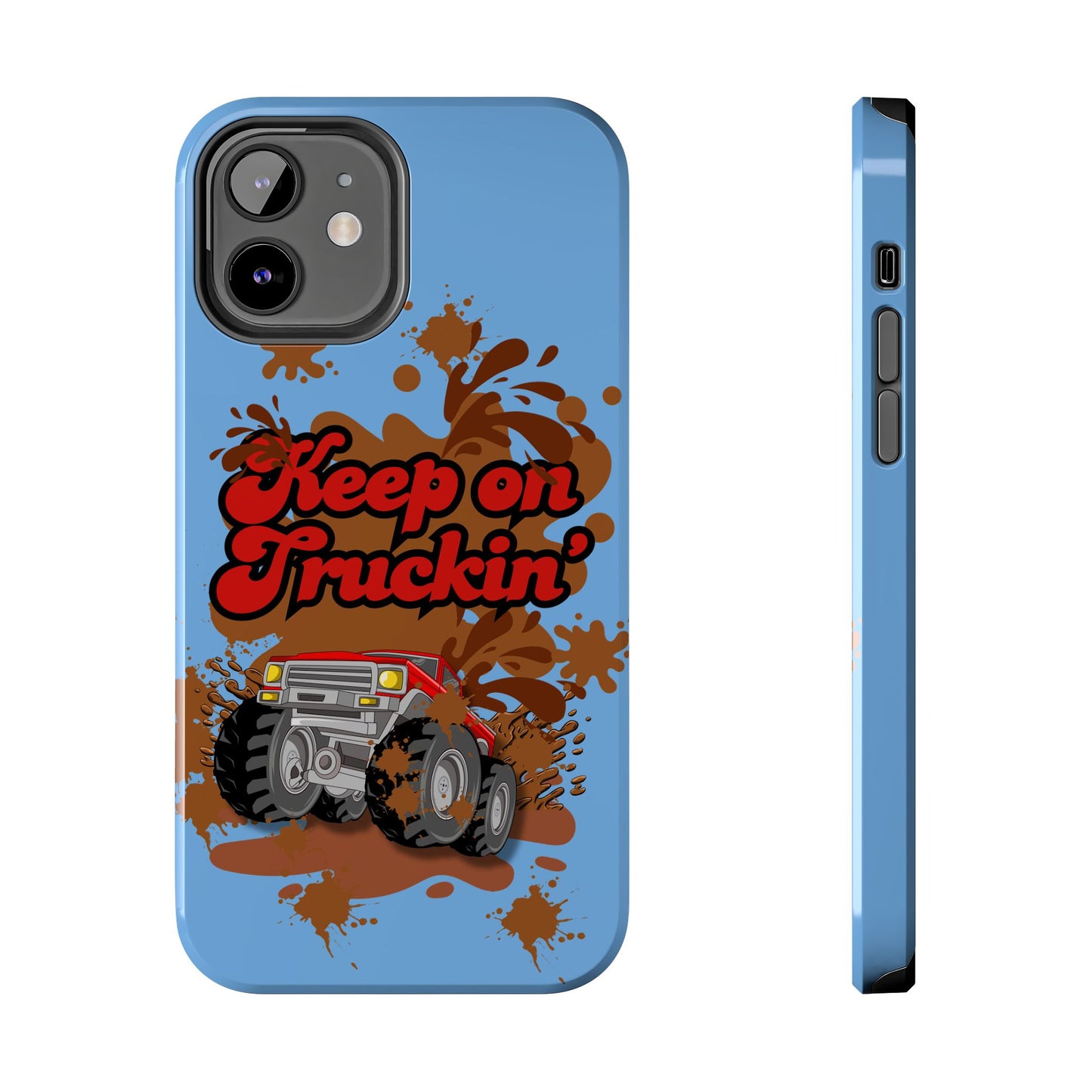 Keep on Truckin' in Blue - Tough Phone Case for iPhones and Samsung Smartphones