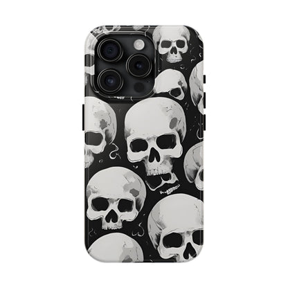 Creepy Skulls 2 - Tough Phone Case for iPhones and Samsung Smartphones