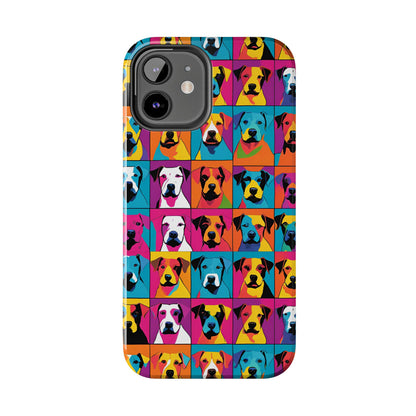 Colorful Dogs - Tough Phone Case for iPhones and Samsung Smartphones