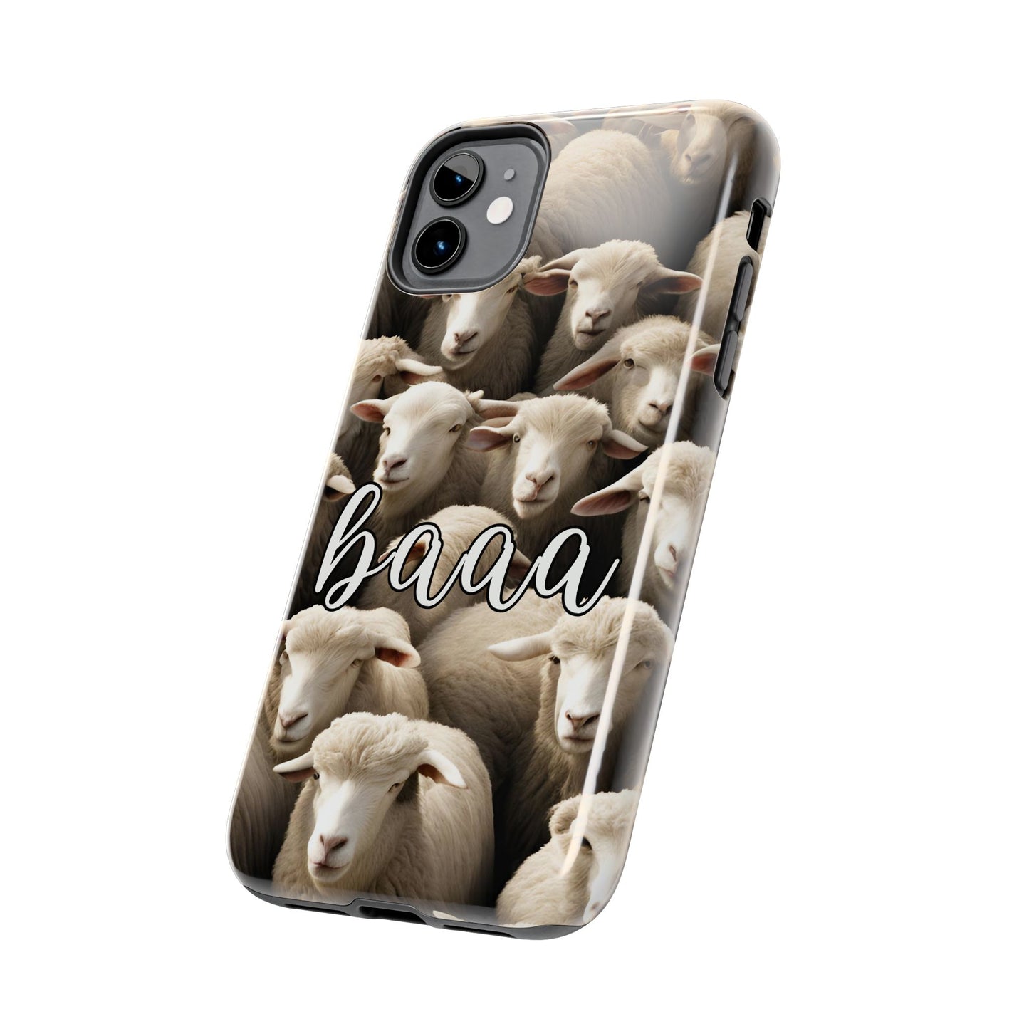 Sheep say Baaaa - Tough Phone Case for iPhone and Samsung Smartphones