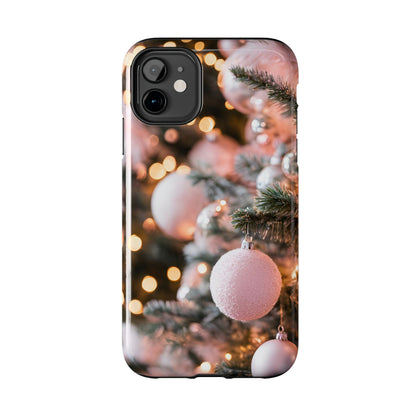 Pink Christmas - Tough Phone Case for iPhone and Samsung Smartphones