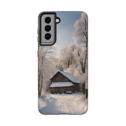 Winter Snow Scene Seasonal - Tough Phone Case