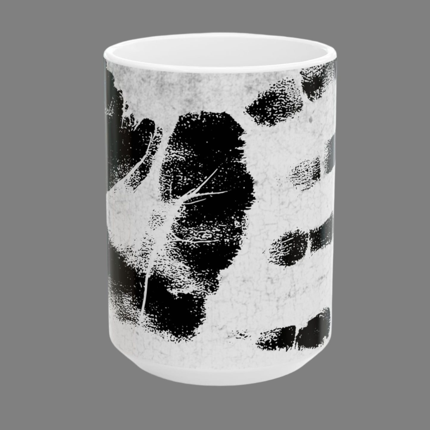 Mug - Greasy Hand Prints Hardworking Men and Women Tribute Coffee Cup