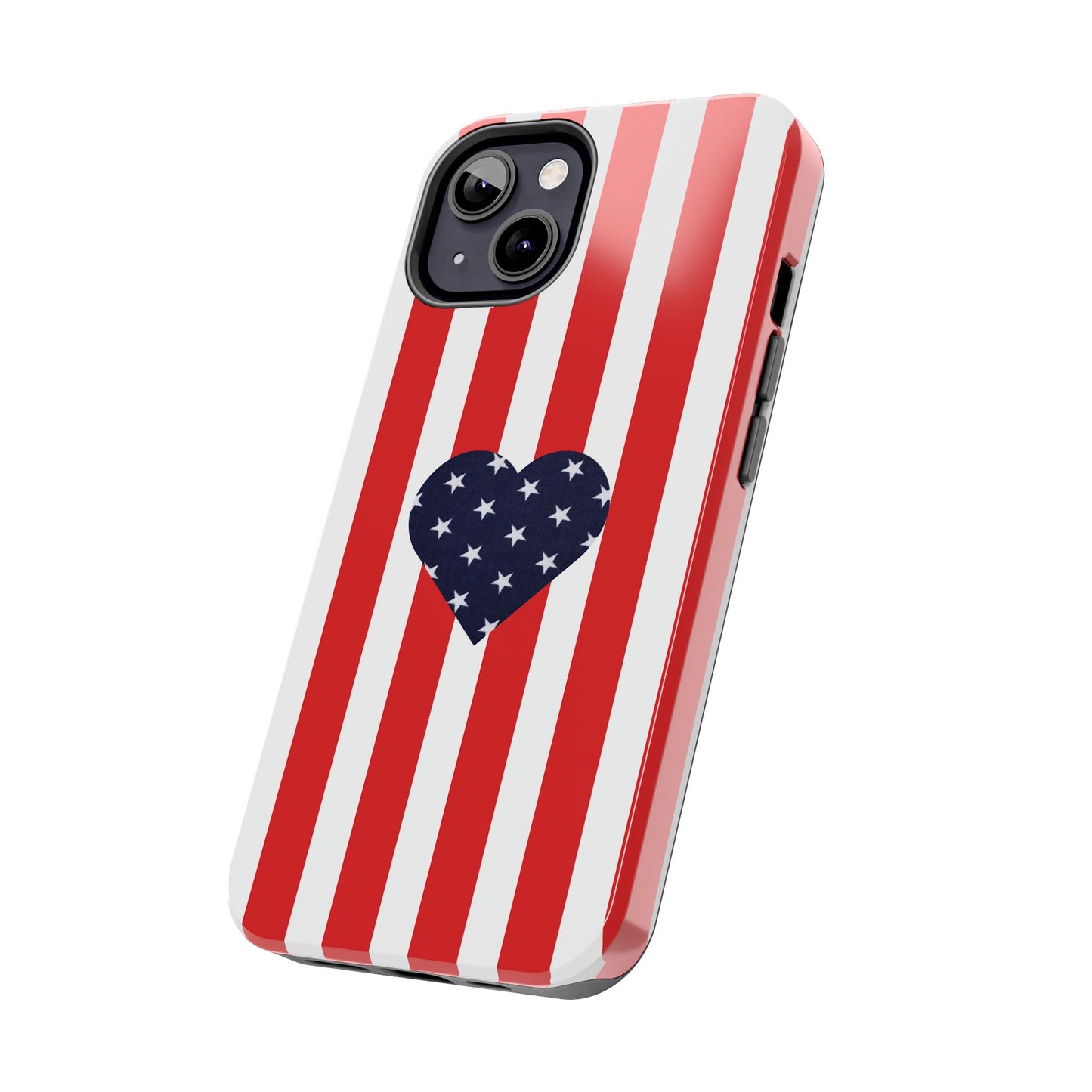 Stars and Stripes with Love - Tough Phone Case for iPhones and Samsung Smartphones