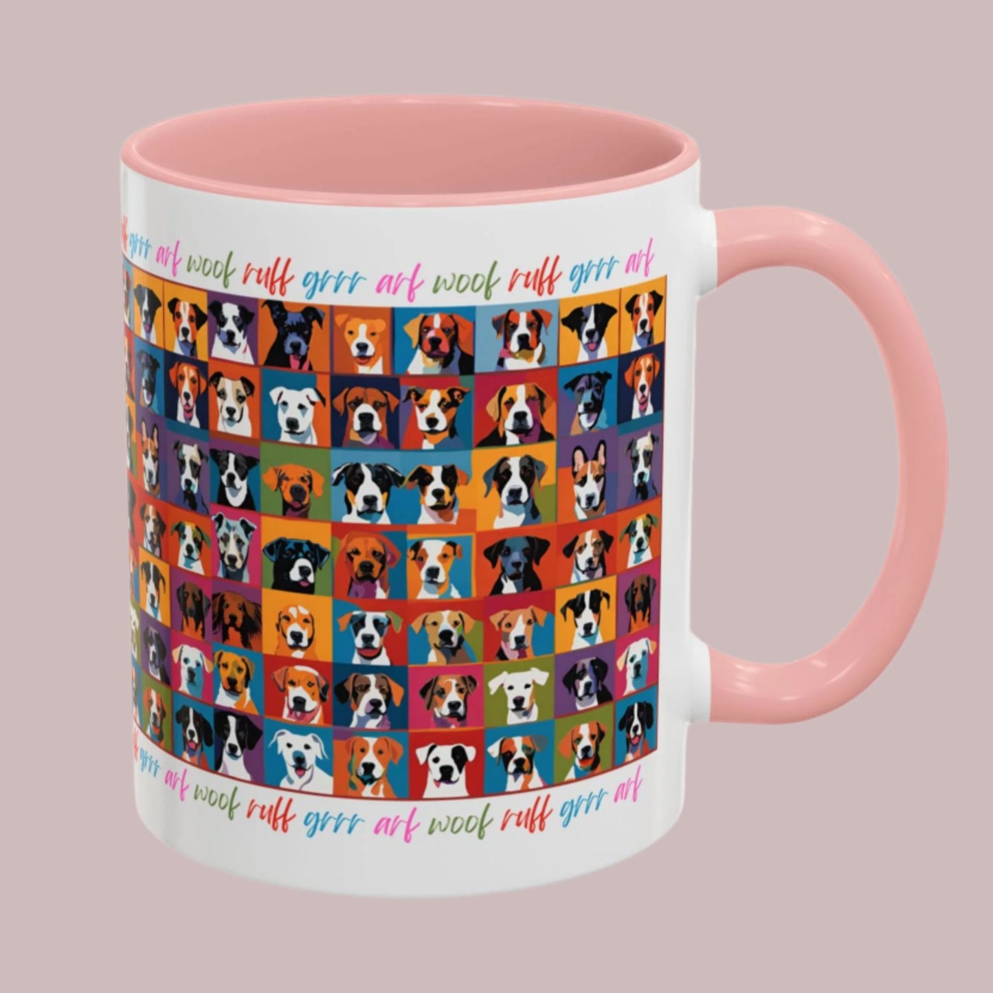 Dogs Mug - Pop Art Artisan Design