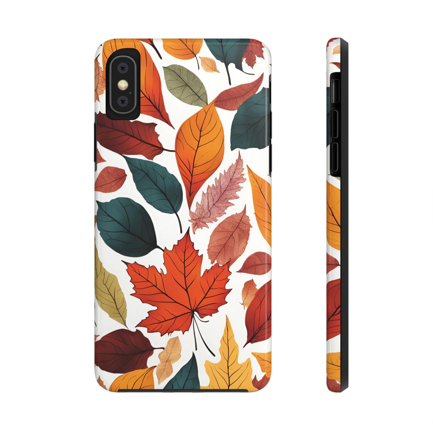 Falling Autumn Leaves - Tough Phone Case for iPhones and Samsung Smartphones