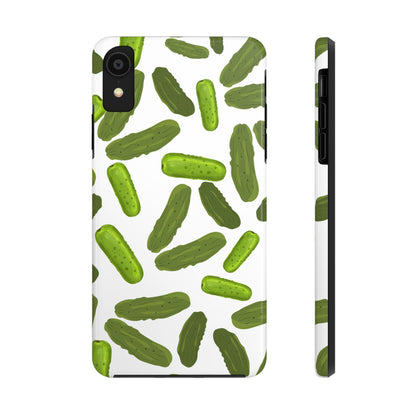 Humorous Pickles Design - Tough Phone Case for iPhones and Samsung Smartphones