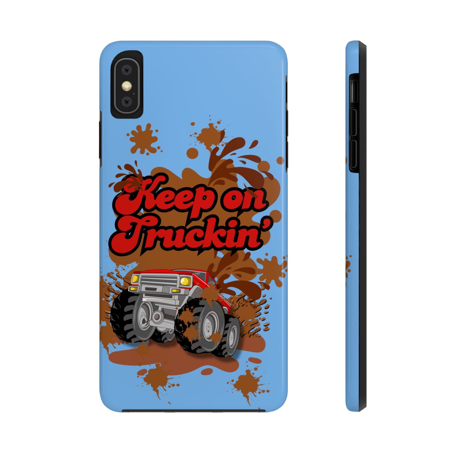 Keep on Truckin' in Blue - Tough Phone Case for iPhones and Samsung Smartphones