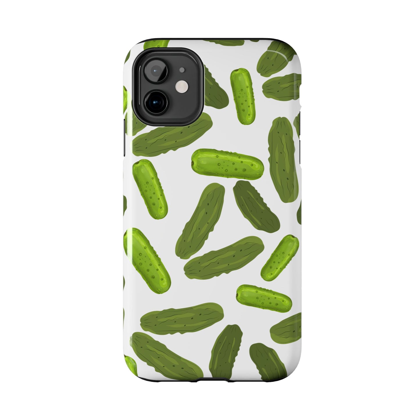 Humorous Pickles Design - Tough Phone Case for iPhones and Samsung Smartphones