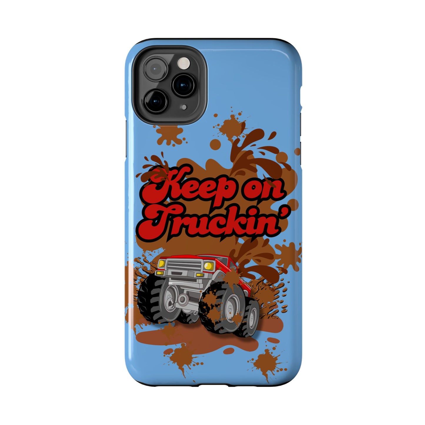 Keep on Truckin' in Blue - Tough Phone Case for iPhones and Samsung Smartphones