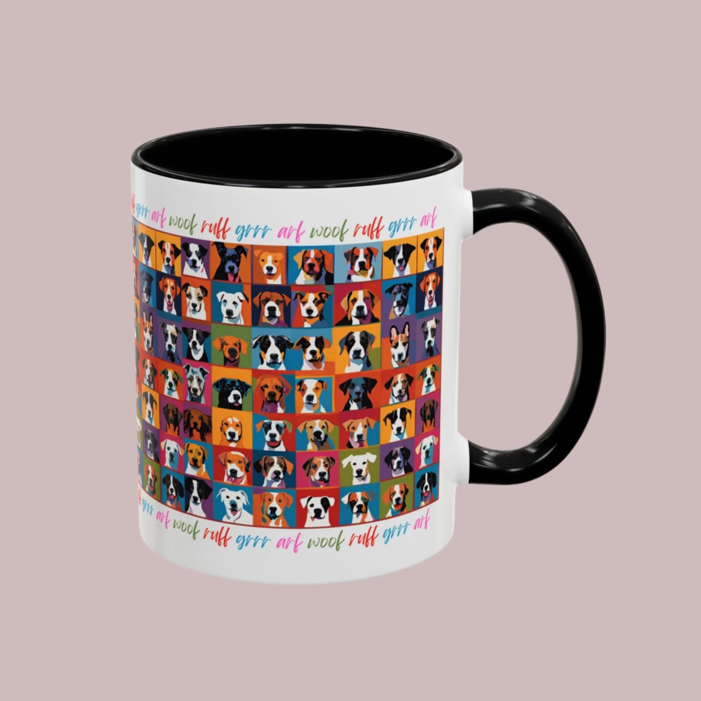 Dogs Mug - Pop Art Artisan Design