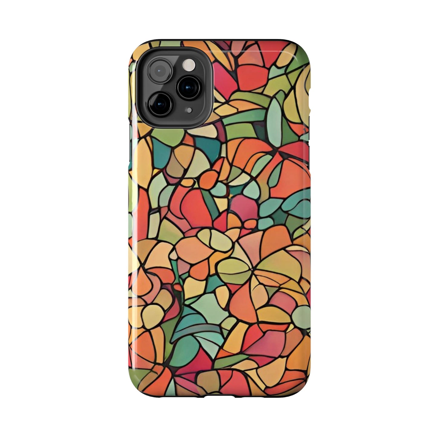 Abstract Vibrant Pattern - Tough Phone Case for iPhone and Samsung Smartphones