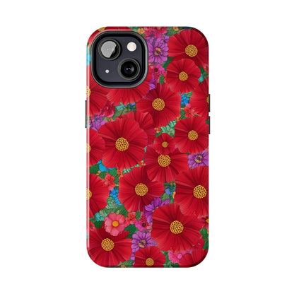 Tough Phone Cases - Beautiful Bold Red Poppies