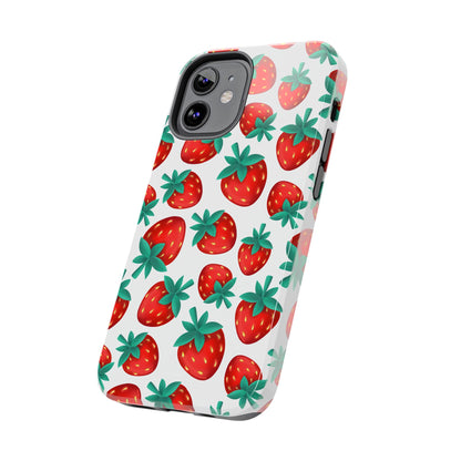 Strawberries - Tough Phone Case for iPhones and Samsung Smartphones