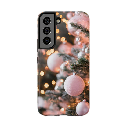 Pink Christmas - Tough Phone Case for iPhone and Samsung Smartphones