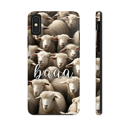 Sheep say Baaaa - Tough Phone Case for iPhone and Samsung Smartphones