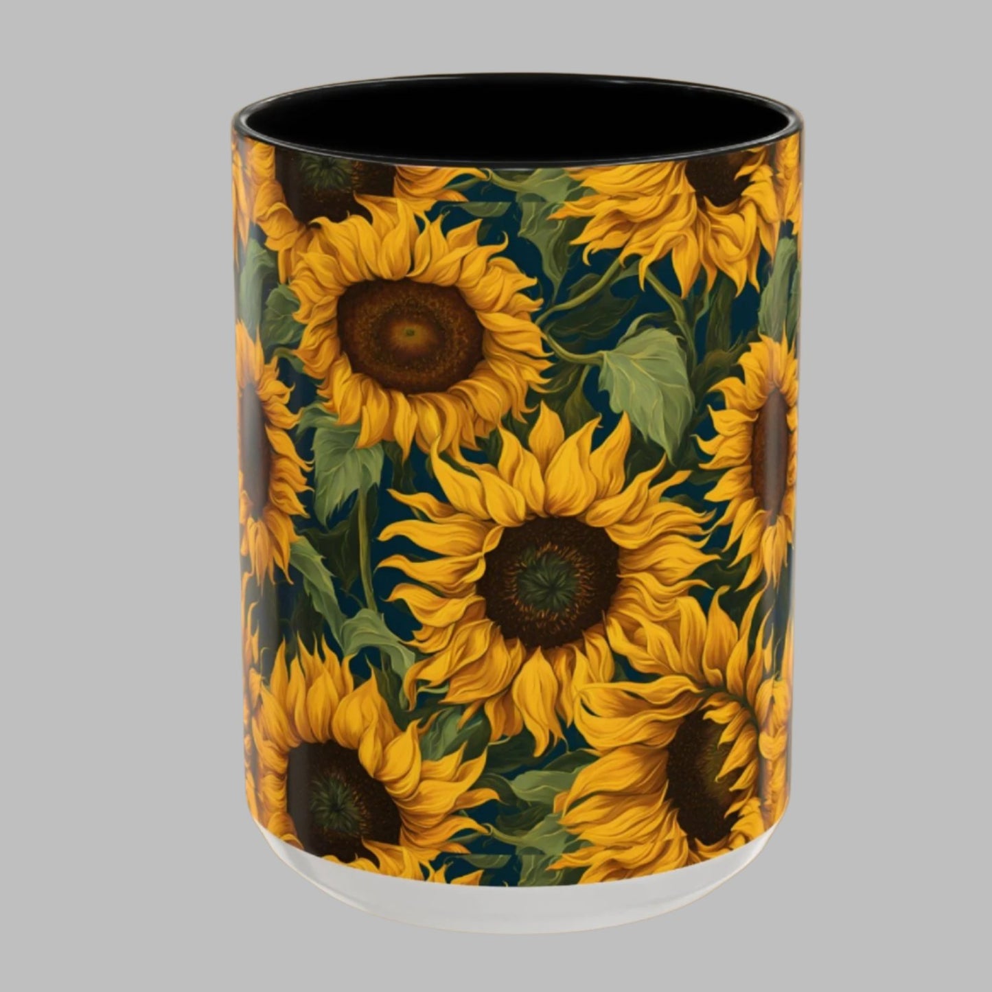 Coffee Mug Sunflowers Artful Flower Series 11oz 15oz