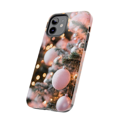 Pink Christmas - Tough Phone Case for iPhone and Samsung Smartphones